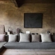 sofa suelo cojines