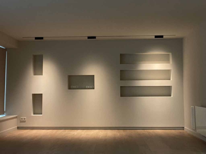 salon mueble obra puntos luz